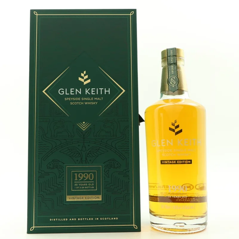 Glen Keith – 1990 33 Year Old Vintage Edition (70cl, 50.5%)