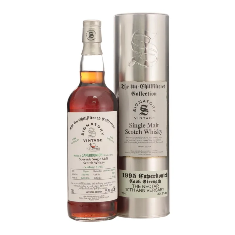 Caperdonich – 1995 The Un-Chillfiltered Collection 21 Year Old (70cl, 55.20%)