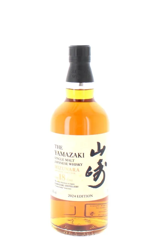 Yamazaki – 18 Year Old Mizunara Japanese Oak Casks 2024 Edition