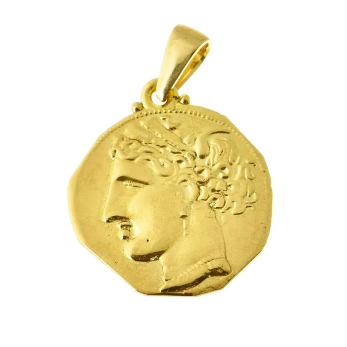 Coin pendant - 18 kt. Yellow gold