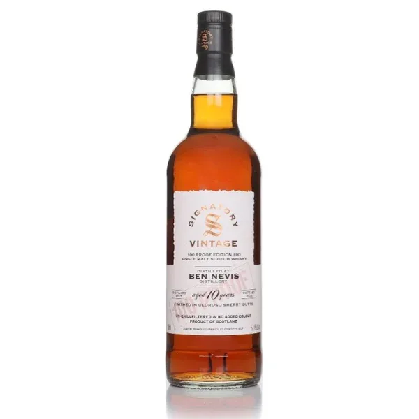 Ben Nevis – 10 Year Old 2015 100 Proof Edition #80 Signatory Vintage (57.1%)