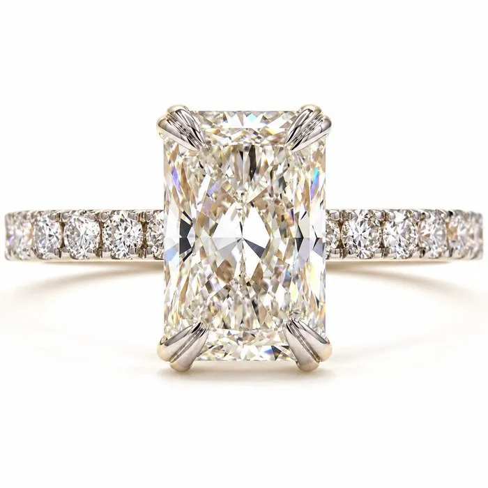Ring - 18 kt. Yellow gold - 2.42ct. tw. Diamond (Lab-grown) - Diamond - E, VVS2