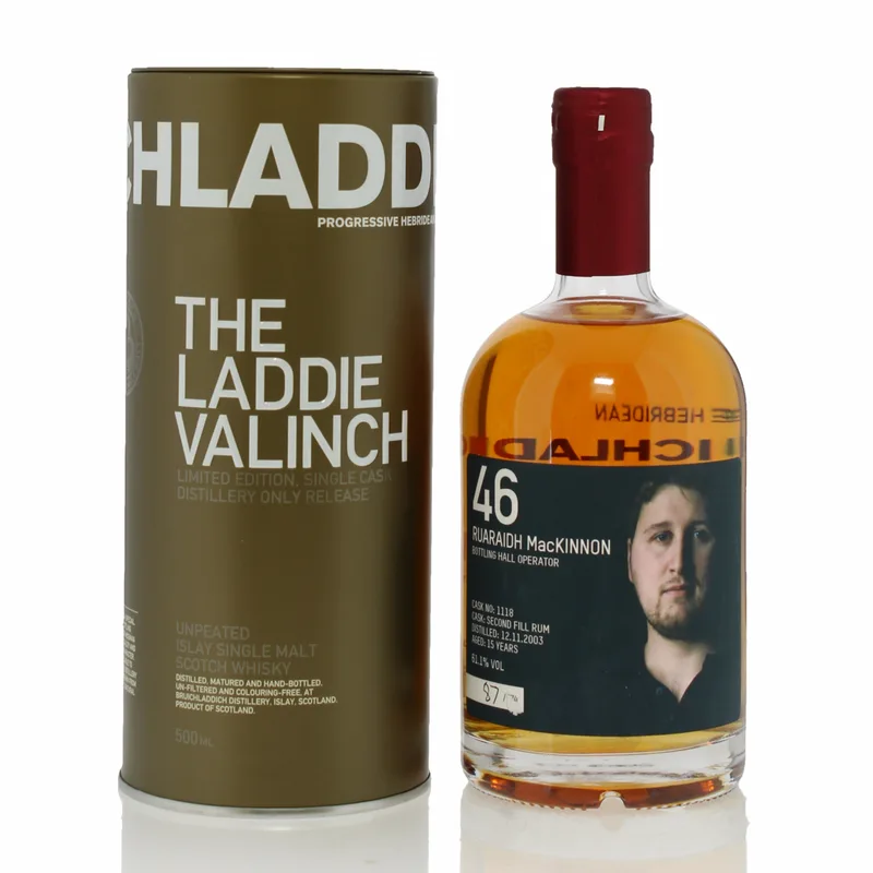 Bruichladdich 2003 15 Year Old Single Cask #1118 Valinch No.46 - Ruaraidh MacKinnon