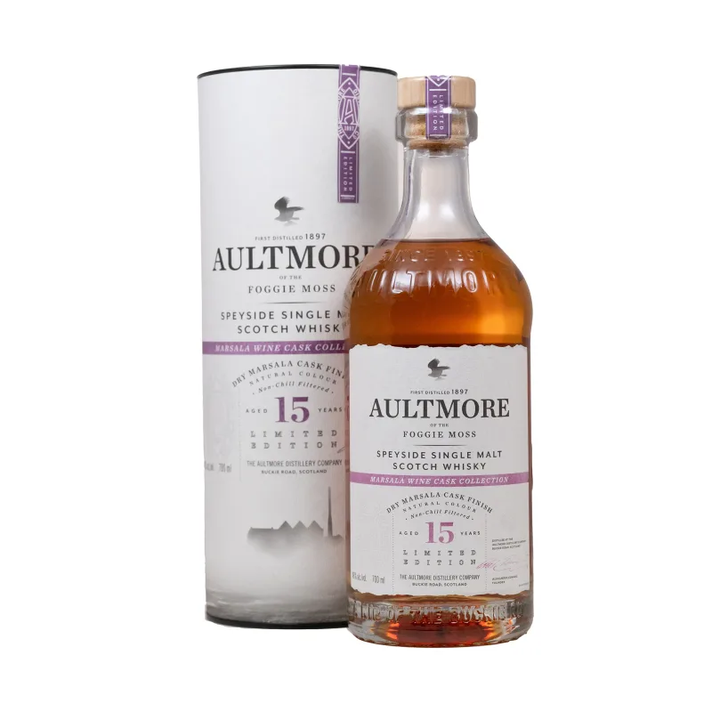Aultmore – 15 Year Old Dry Marsala Wine Cask Finish