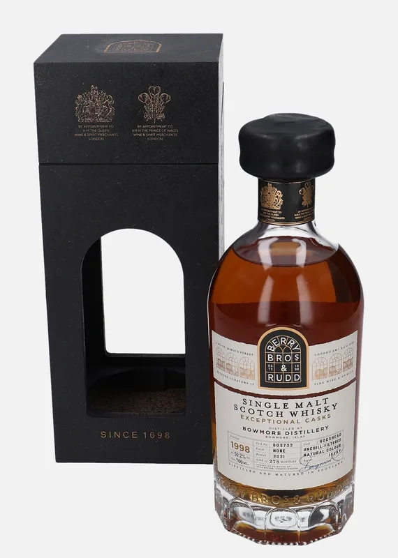 Bowmore – 1998 Berry Bros & Rudd Exceptional Casks (70cl, 50.2%)