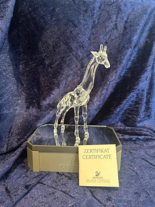 Swarovski - Figurine - Giraffe baby - 236717 - Box + Certificate - Glass