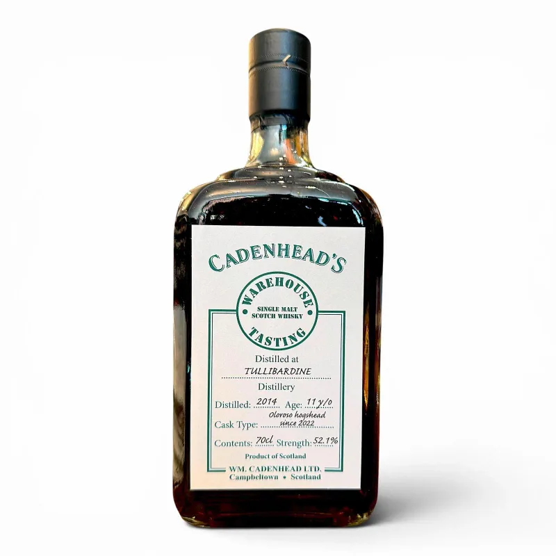 Tullibardine – 11 Year Old 2014 Cadenhead's Single Bourbon & Oloroso Cask Matured Warehouse Exclusive (2026) (70cl, 52.1%)