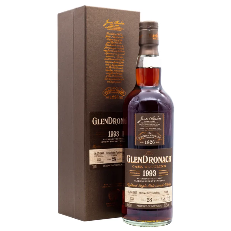 Glendronach – Aged 28 Years 1993/2021 Cask 2458 (70cl, 55.2%)