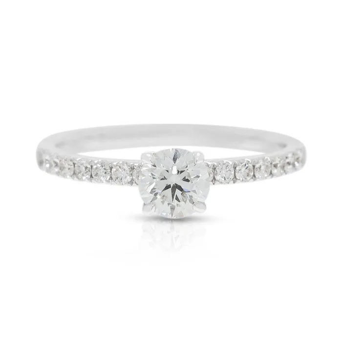 Other brand - Ring - 18 kt. White gold - 0.71ct. tw. Diamond (Natural) - Diamond - Michael Trio