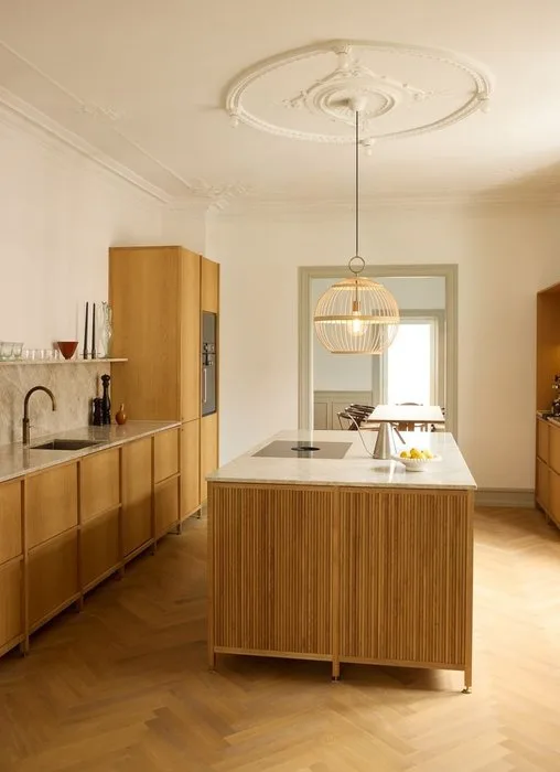 Michael Waltersdorff og Emanuele Patton - Pendant ceiling lamp (2) - Stockholm Nordic Edition Ø50 - Nature - Metal, Wood - 2 items
