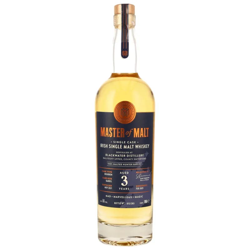 Blackwater – 2021 3 Year Old Bourbon Barrel (70cl)
