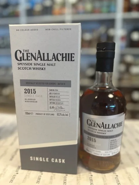 GlenAllachie – 2015 9 Year Old Oloroso Hogshead (62.2%)