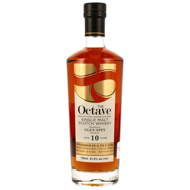 Glen Spey – 2015 10 Year Old PX Sherry Cask Finish #11052464 (The Octave, Duncan Taylor)