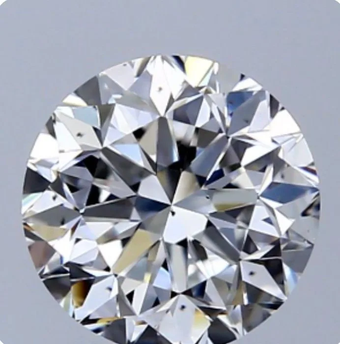 1 pcs Diamond (Natural) - 1.01 ct - Round - E - VS2 - Gemological Institute of America (GIA)