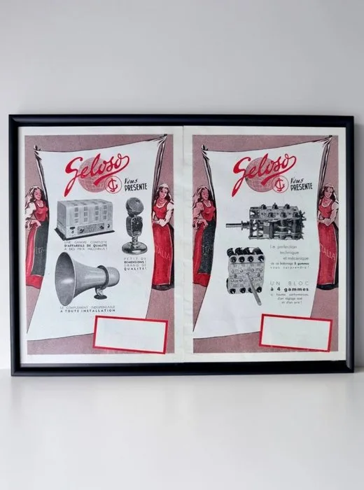 Geloso - French Radio Advertising Posters - 1930s