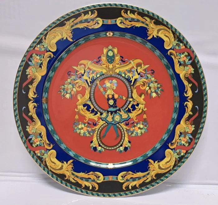 Rosenthal - Versace - Wall plate - Gianni Versace "Le Roi Soleil 1993" Wand~Platzteller 30cm - hard-paste porcelain - Control number available
