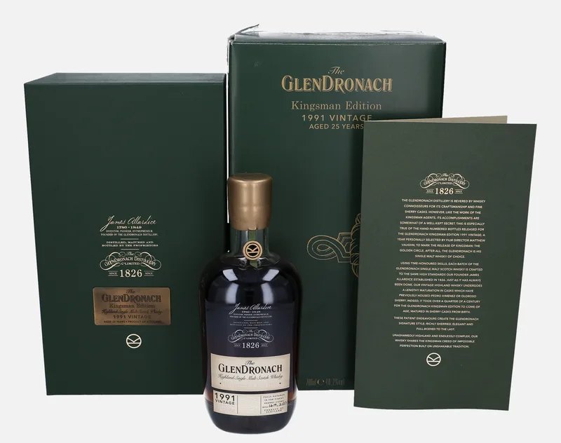 Glendronach – Kingsman Edition 1991 25 Year Old