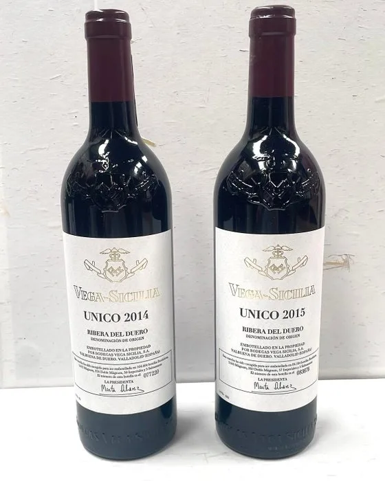 2014 & 2015 Vega Sicilia Único - Ribera del Duero Gran Reserva - 2 Bottles (0.75L)