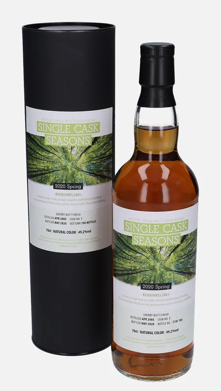 Benrinnes – 2005 Signatory Vintage Scotch Whisky Co. Single Cask Seasons 2020 Spring