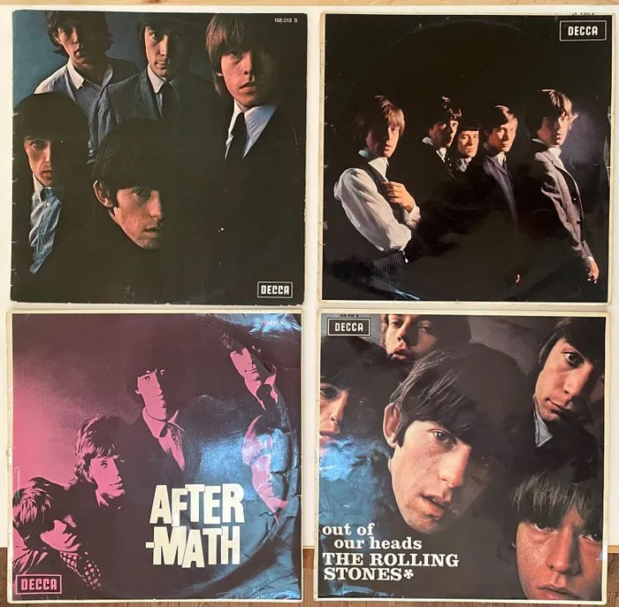 Rolling Stones - 4x Original french pressings from 60s - LP - 1964