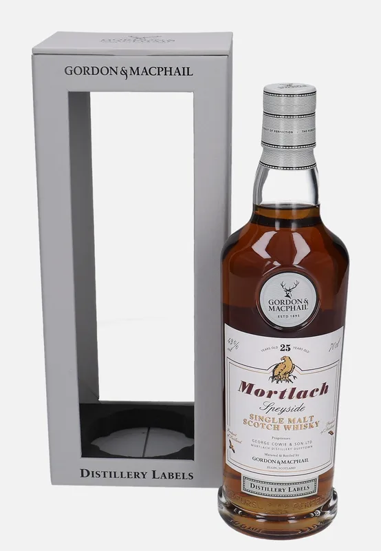 Mortlach – 25 Year Old Gordon & MacPhail Distillery Labels