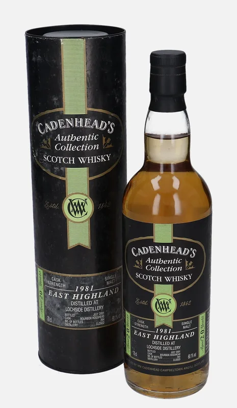 Lochside – 1981 20 Year Old Wm. Cadenhead Authentic Collection