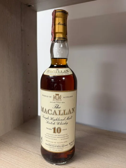 Macallan 10 years old Sherry Wood - b. 1980s - 75cl