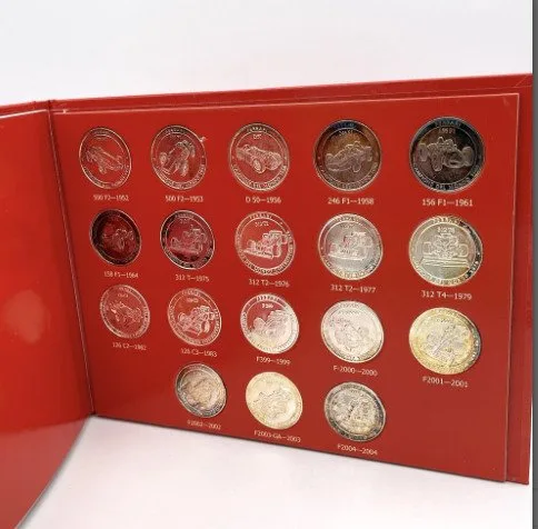 Badge - Ferrari - FERRARI Album vittorie mondiali con 18 medaglie (Completo) - 2000