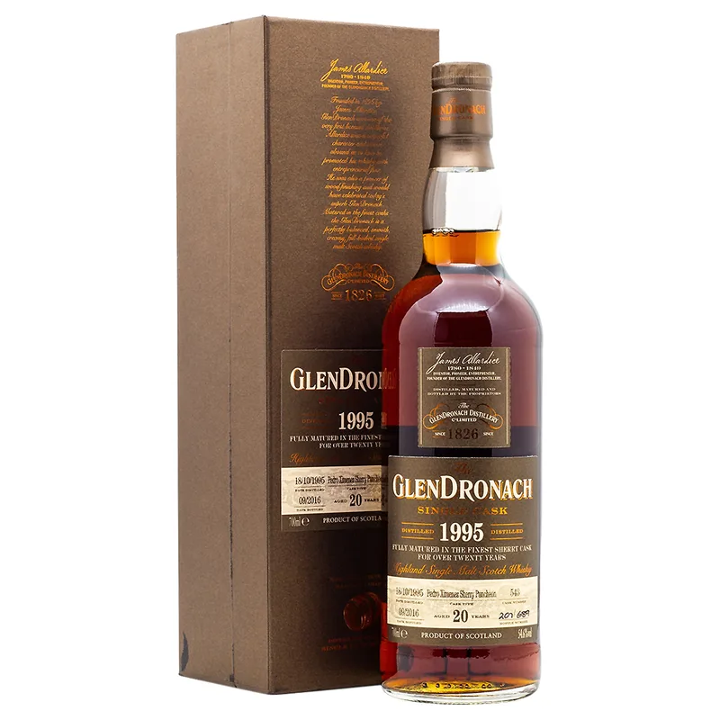 Glendronach – 20 Years Old 1995/2016 Cask 543 (70cl, 54.6%)