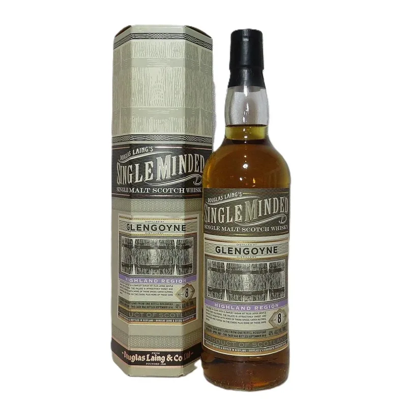 Glengoyne – 8 Year Old Douglas Laing Single Minded 2007 Single Cask (2016) (70cl, 43%)