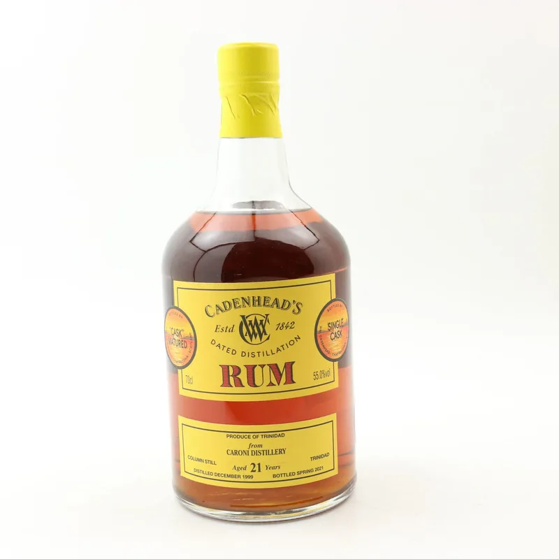 Caroni – 1999 21 Year Old Cadenhead’s (70cl, 55%)