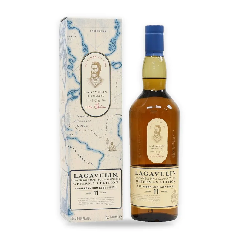 Lagavulin – 11 Year Old - Offerman Edition - Caribbean Rum Cask Finish (70cl, 46%)