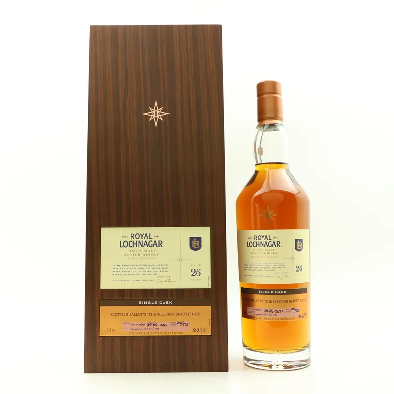 Royal Lochnagar – 1994 26 Year Old Single Cask #1289 Scottish Ballet’s “The Sleeping Beauty” Cask (70cl, 56.3%)