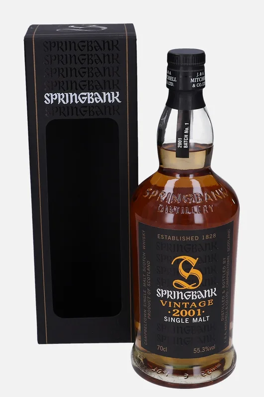 Springbank – 2001 Vintage Batch no.1 (70cl, 55.3%)