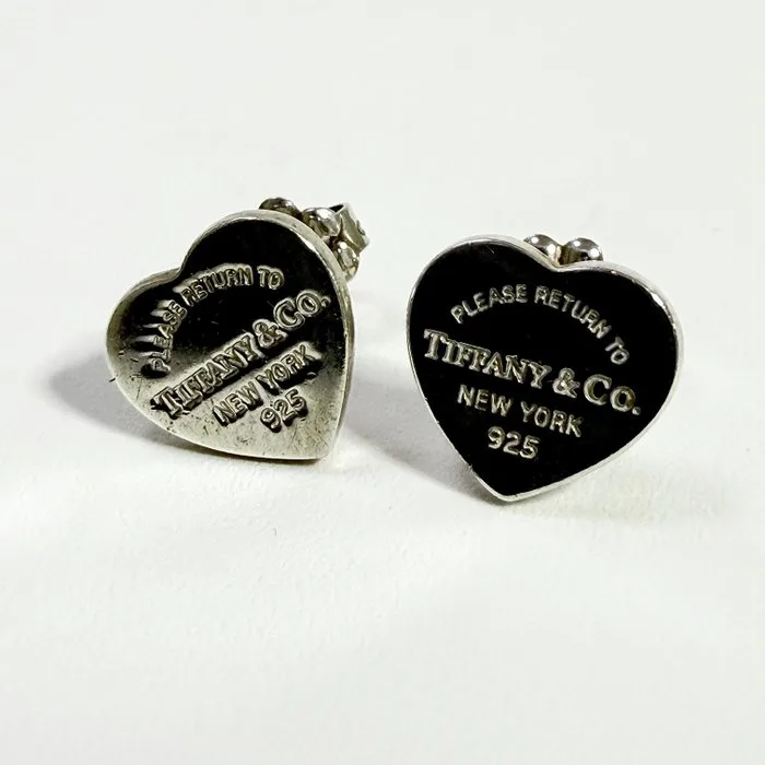 Tiffany & Co. - Earrings - Return to Tiffany Heart Tag Stud Earrings (Mini) Silver - Return to Tiffany Heart