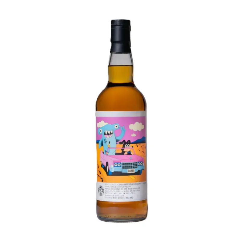 Cameronbridge – 12 Year Old 2013 Cut Your Wolf Loose Single STR Wine Barrique Lowland Single Grain Scotch Whisky (70cl, 56.9%)