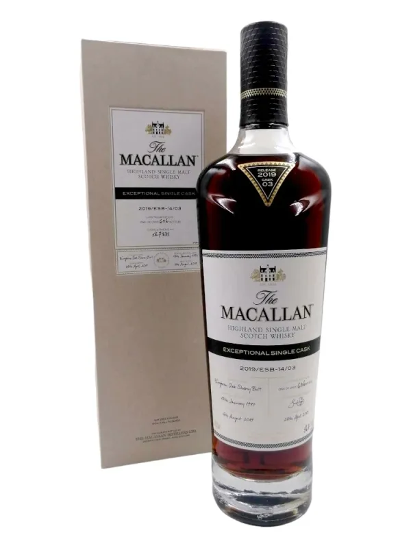 Macallan – 1997/2019 22 Year Old Exceptional Single Cask 2019/ESB-14/03 (70cl, 56.7%)