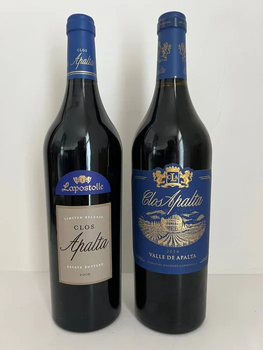 2008 & 2014 Clos Apalta Lapostolle - Apalta Valley, Colchagua Valley DO - 2 Bottles (0.75L)