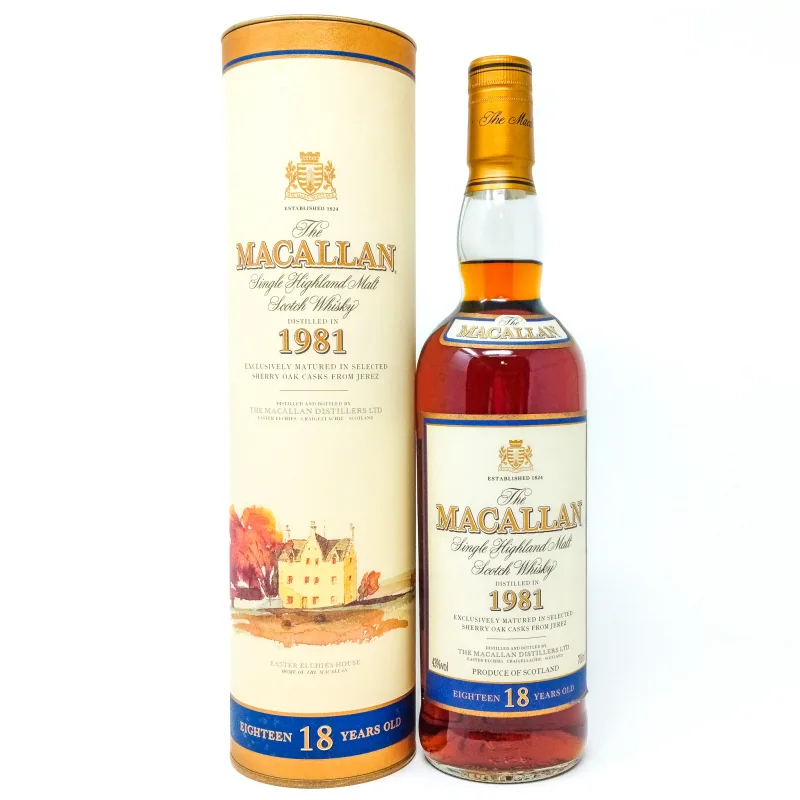Macallan – 1981 18 Year Old Single Malt Scotch Whisky (70cl, 43%)
