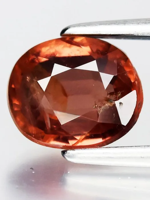 1 pcs Orange, Pink Sapphire - 1.13 ct - Antwerp Laboratory for Gemstone Testing (ALGT) - NO HEAT