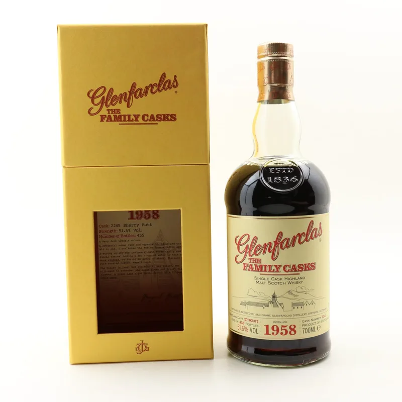Glenfarclas – 1958 Family Cask #2245 (70cl, 51.6%)