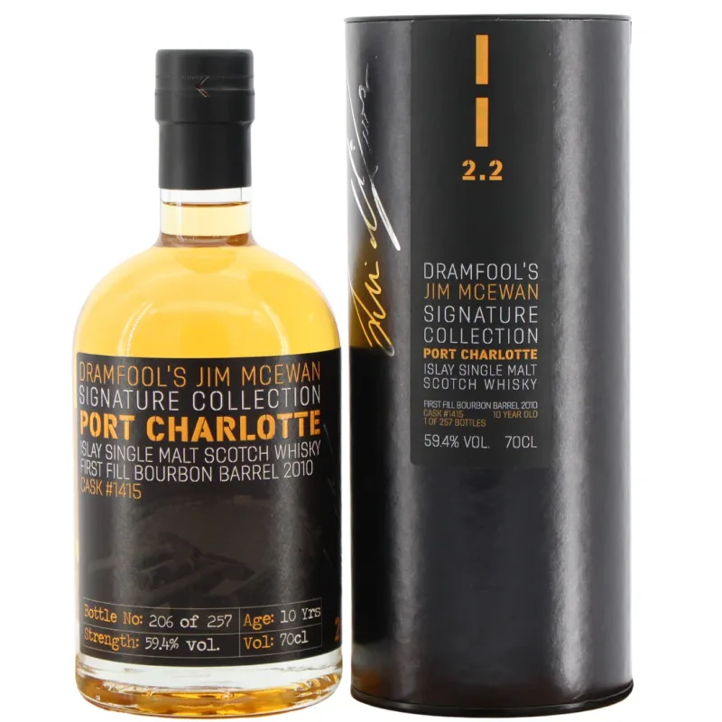 Port Charlotte – 10 Year Old 2010/2021 Jim McEwan Signature Collection 2.2 First Fill Bourbon Barrel
