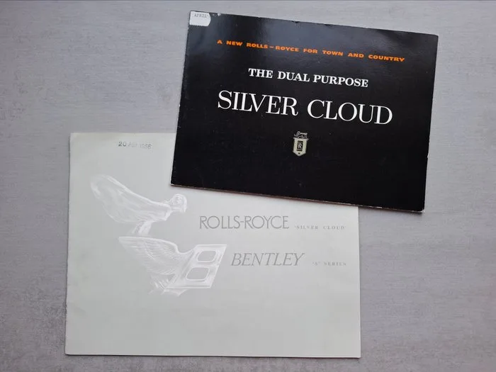 Brochure - Rolls-Royce - Silver Cloud- Bentley - 'S' Series