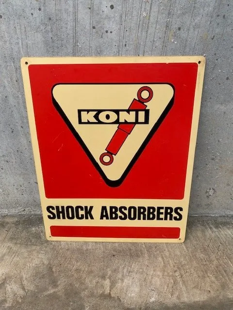 Koni shock absorbers advertisement - Advertising sign - Plastic