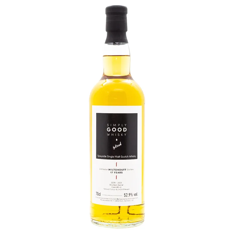 Simply Good Whisky Miltonduff 17 Years 2006/2023 Single Cask (70cl, 52.9%)