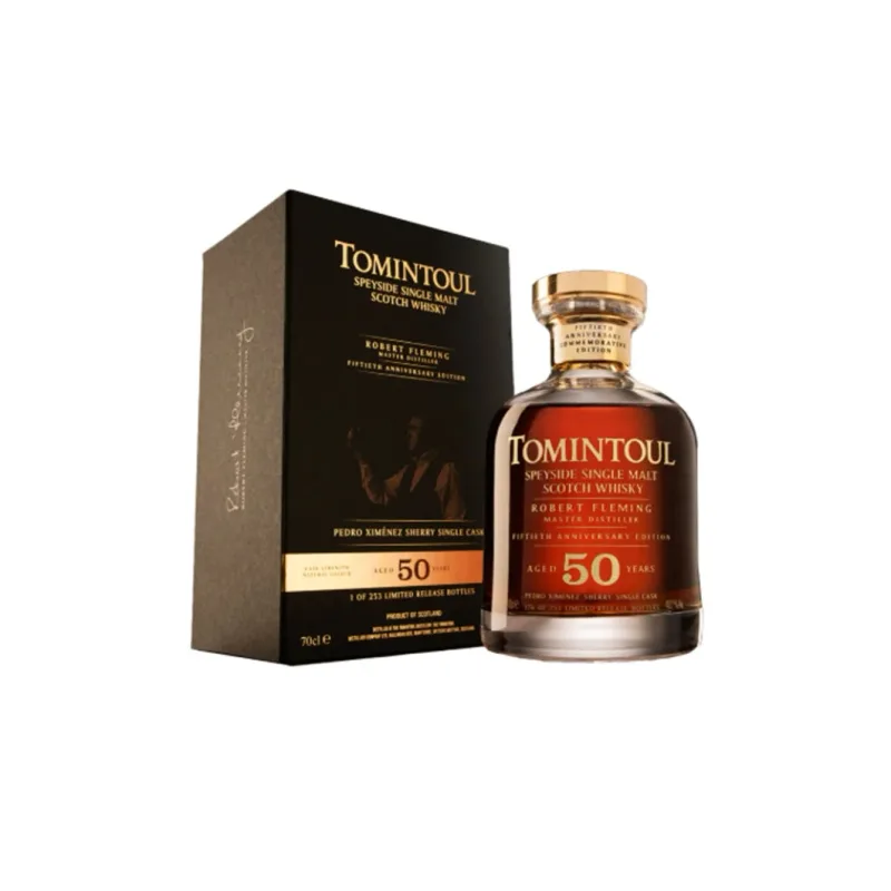 Tomintoul – 50 Year Old 1973 Robert Fleming Fiftieth Anniversary Master Distiller Pedro Ximenez Single Cask (70cl, 40.2%)