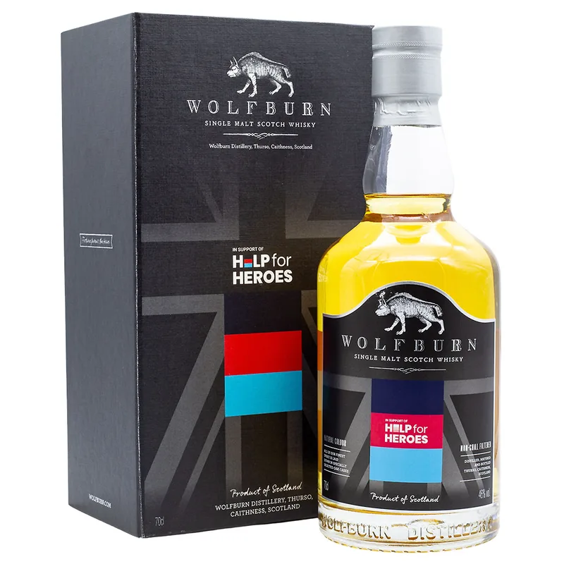 Wolfburn – Help for Heroes Single Malt Scotch Whisky (70cl, 46%)