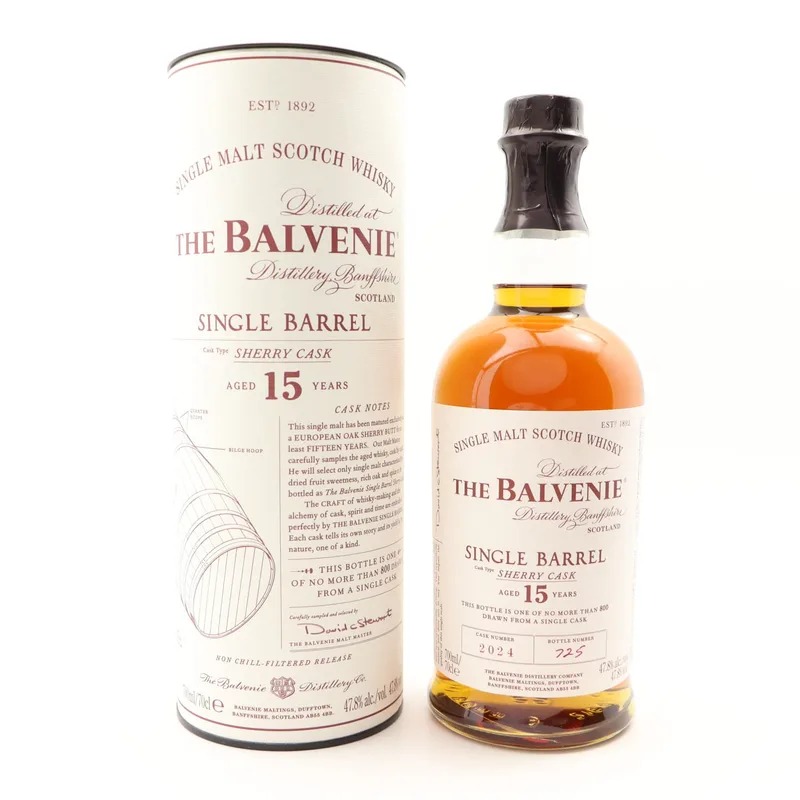 Balvenie – 15 Year Old Single Sherry Barrel #2024 (70cl, 47.8%)