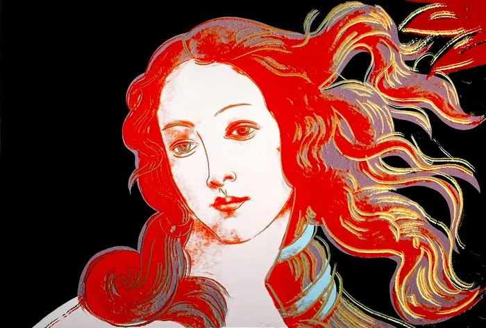 Andy Warhol (after) - Birth of Venus - Offset lithograph - 48x33 - licensed print