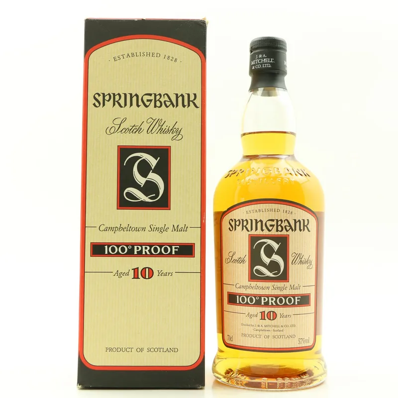 Springbank – 10 Year Old 100° Proof (70cl, 57%)